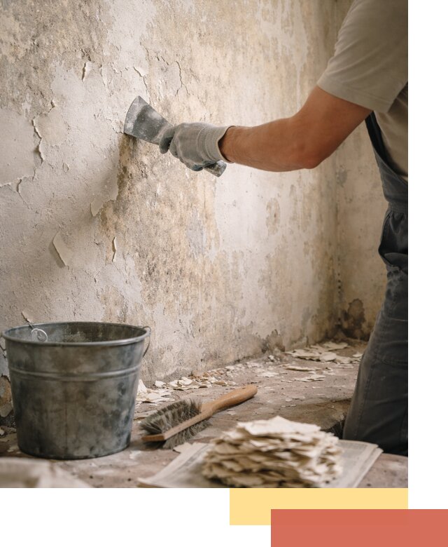 Удаление старой краски со стен в Ирбите качественно и быстро