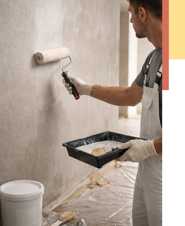 Грунтовка стен в Ирбите от 2418 руб. м2 — быстро, недорого, с материалом | ОТДЕЛОЧНИК-Рбт