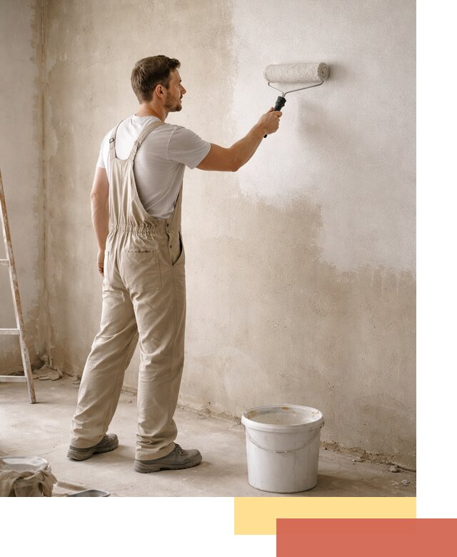 Грунтовка стен под отделку в Ирбите профессиональным раствором