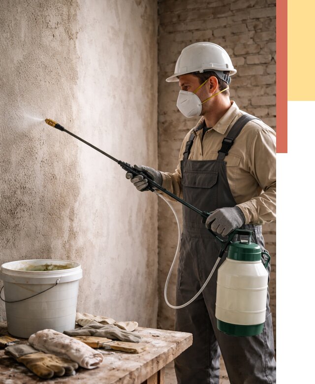 Антисептическая обработка стен в Ирбите от 1319 руб. — быстро и недорого | ОТДЕЛОЧНИК-Рбт