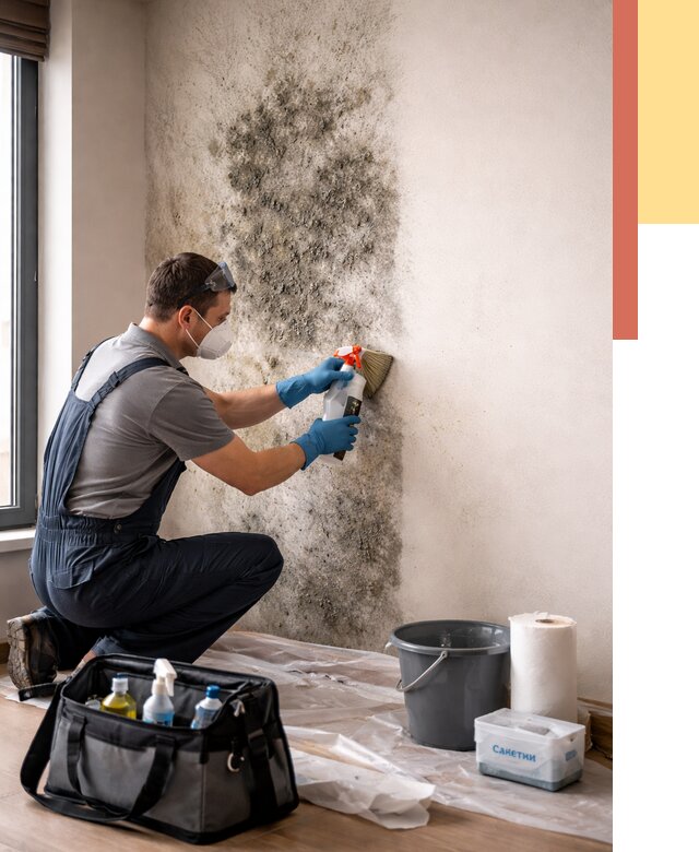 Удаление плесени со стен в Ирбите от 2363 руб. — быстро и недорого | ОТДЕЛОЧНИК-Рбт