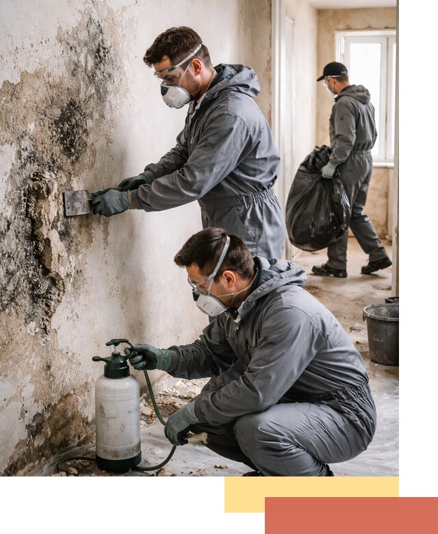 Удаление плесени со стен профессионально в Ирбите