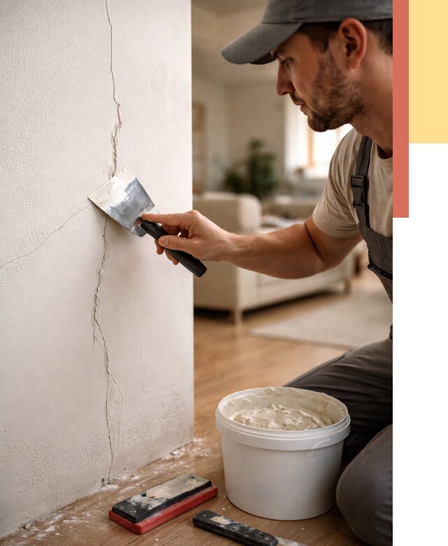 Заделка трещин и сколов в Ирбите от 2693 руб. — быстро и недорого | ОТДЕЛОЧНИК-Рбт