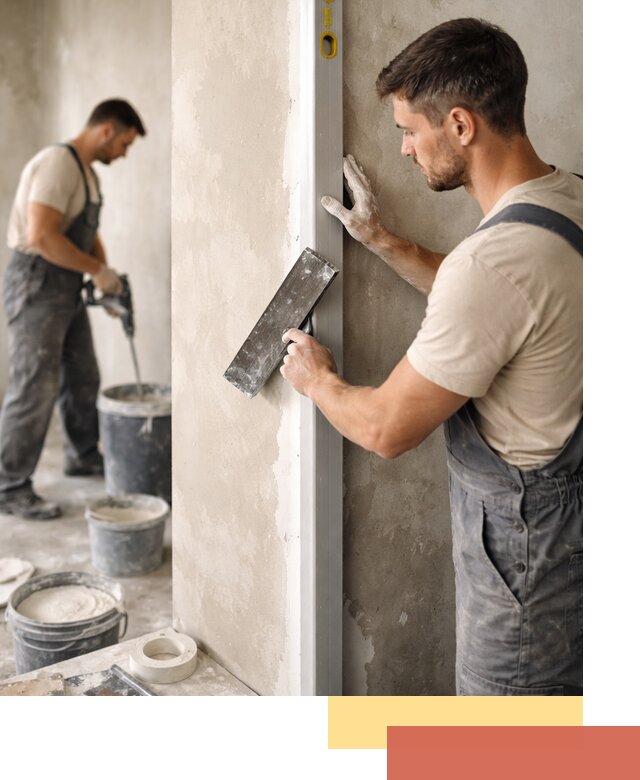 Выведение углов стен в Ирбите: монтаж и оштукатуривание