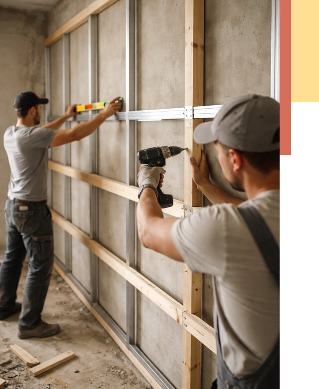 Устройство обрешетки под панели в Ирбите от 2309 руб. — монтаж под ключ | ОТДЕЛОЧНИК-Рбт