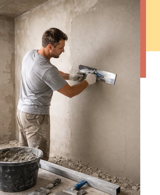 Штукатурка стен без маяков в Ирбите от 7915 руб/м2 — услуги и цена | ОТДЕЛОЧНИК-Рбт