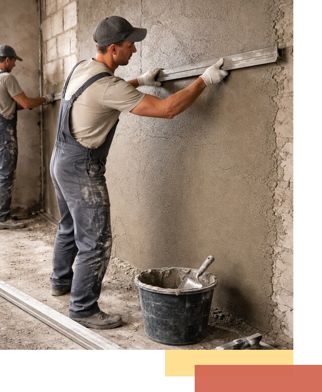 Штукатурка стен цементно-песчаная в Ирбите профессионально