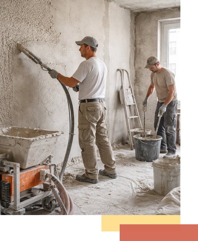 Машинная штукатурка стен в Ирбите — быстро и качественно