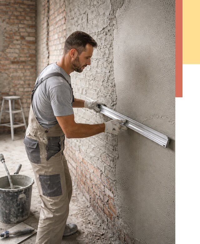 Штукатурка кирпичных стен в Ирбите от 4947 руб/м2 — быстро и недорого | ОТДЕЛОЧНИК-Рбт