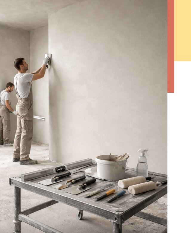 Штукатурка стен под покраску в Ирбите от 4947 руб./м² — качественно и недорого | ОТДЕЛОЧНИК-Рбт