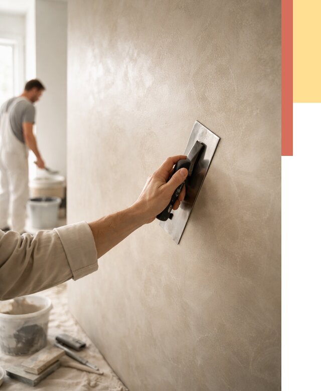 Венецианская штукатурка в Ирбите от 3848 руб/м² — нанесение стен под ключ | ОТДЕЛОЧНИК-Рбт