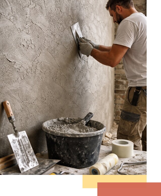 Декоративная штукатурка лофт в Ирбите — отделка стен и потолков