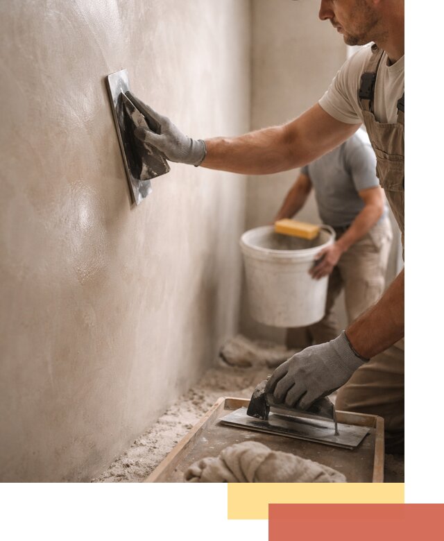 Нанесение марокканской штукатурки таделакт в Ирбите