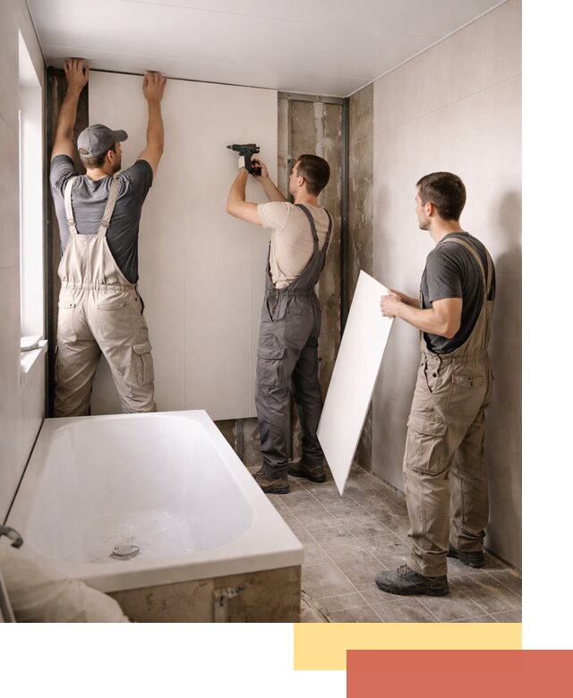 Отделка ванной панели ПВХ профессионально в Ирбите