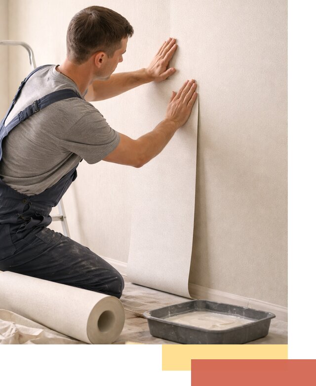 Поклейка флизелиновых обоев в Ирбите качественно и быстро