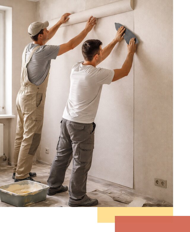 Поклейка виниловых обоев в Ирбите профессионально и качественно