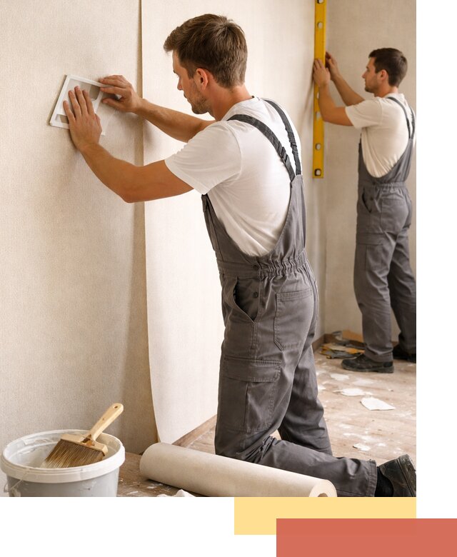 Поклейка бумажных обоев в Ирбите качественно и недорого