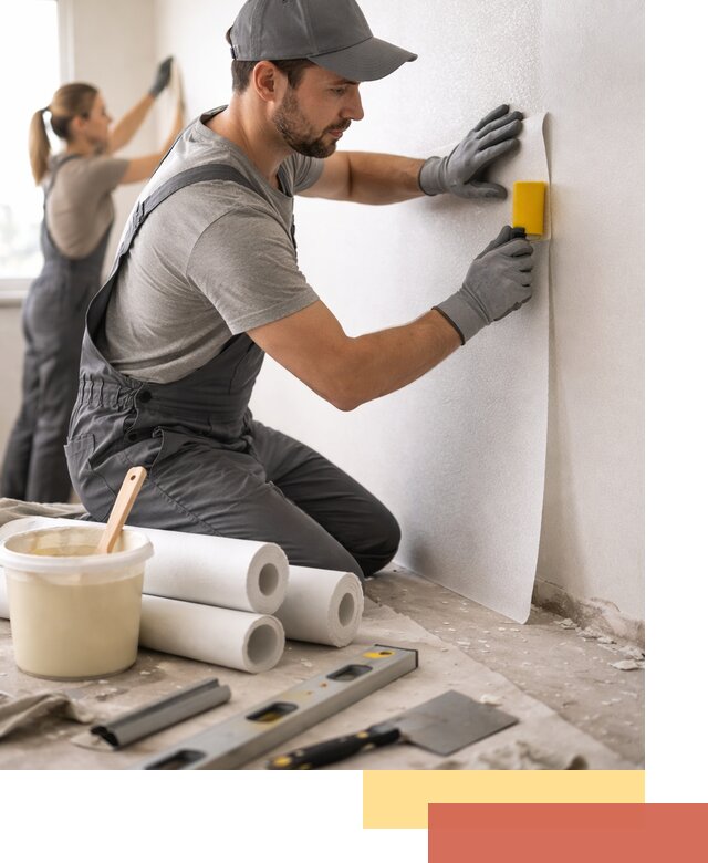 Поклейка стеклообоев профессионально в Ирбите