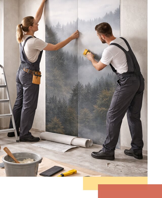 Поклейка фотообоев профессионально в Ирбите под ключ