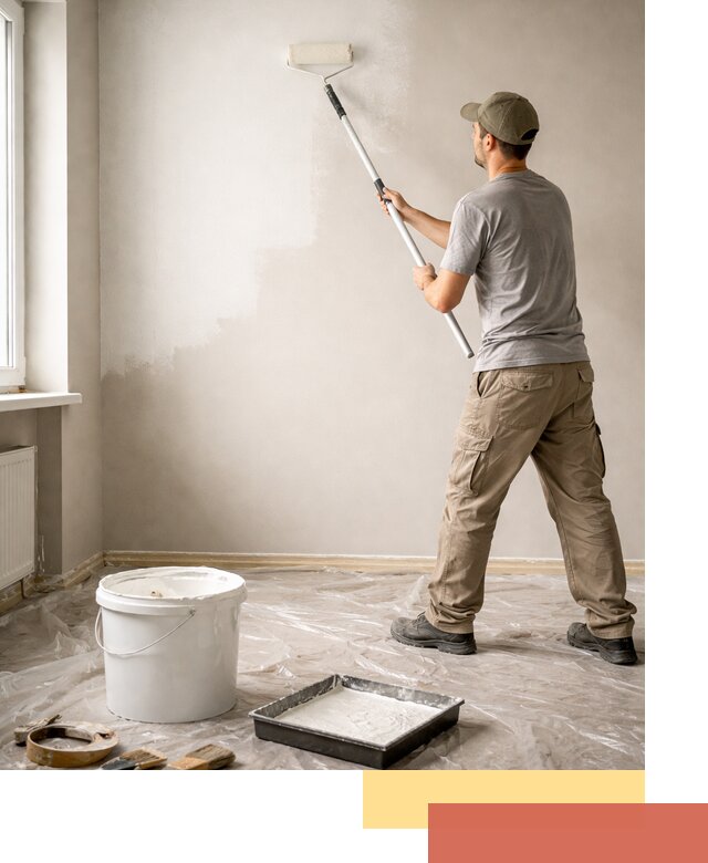 Покраска стен латексной краской в Ирбите качественно и быстро