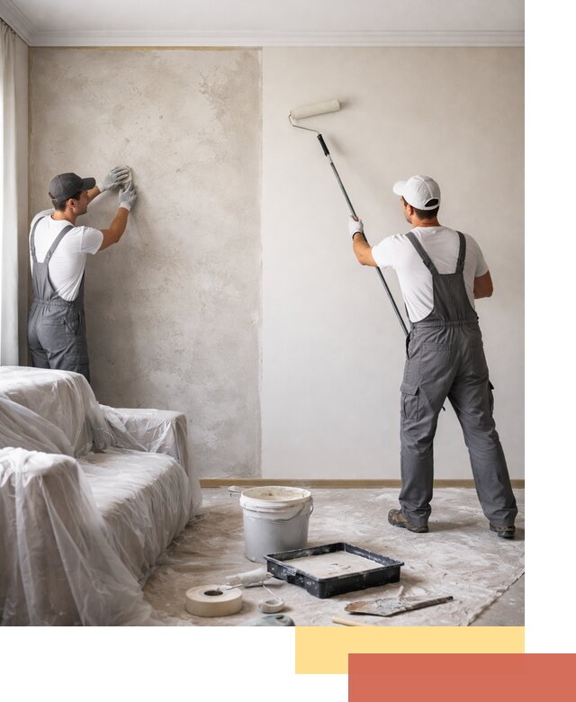 Покраска стен антивандальной краской в Ирбите