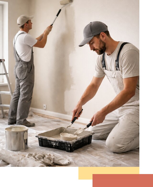 Покраска стен в квартире в Ирбите — профессионально и аккуратно