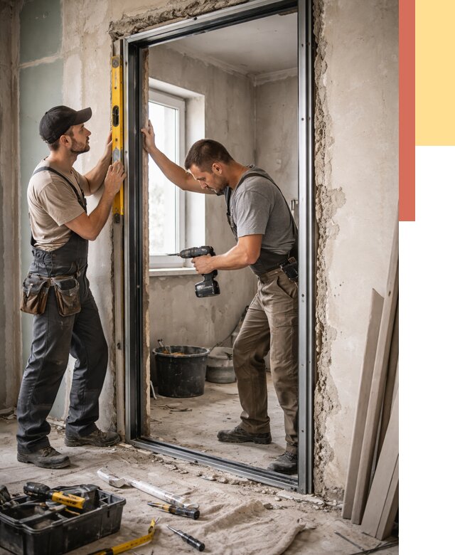 Закладка дверного проема в Ирбите от 3848 руб. — быстро и недорого | ОТДЕЛОЧНИК-Рбт