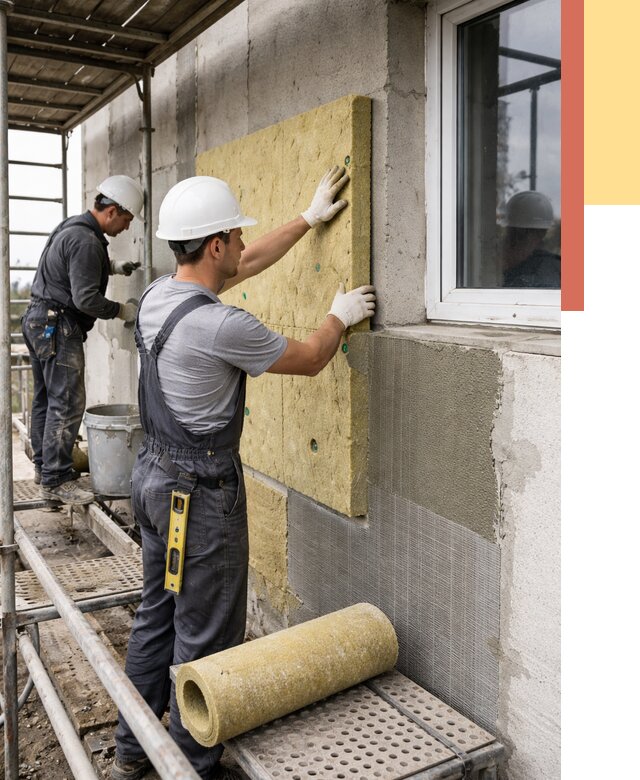 Утепление стен в Ирбите от 4727 руб. под ключ — быстро и недорого | ОТДЕЛОЧНИК-Рбт