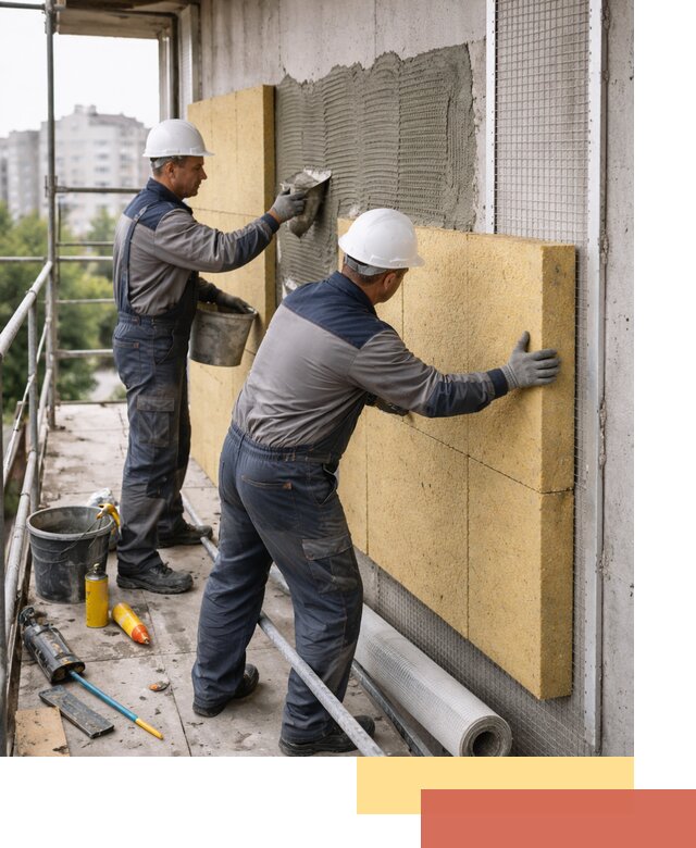 Утепление стен зданий и домов в Ирбите качественно и надежно