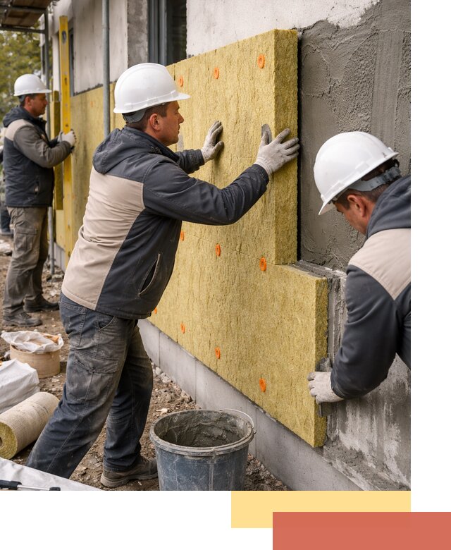 Утепление стен минватой в Ирбите — тепло и звукоизоляция