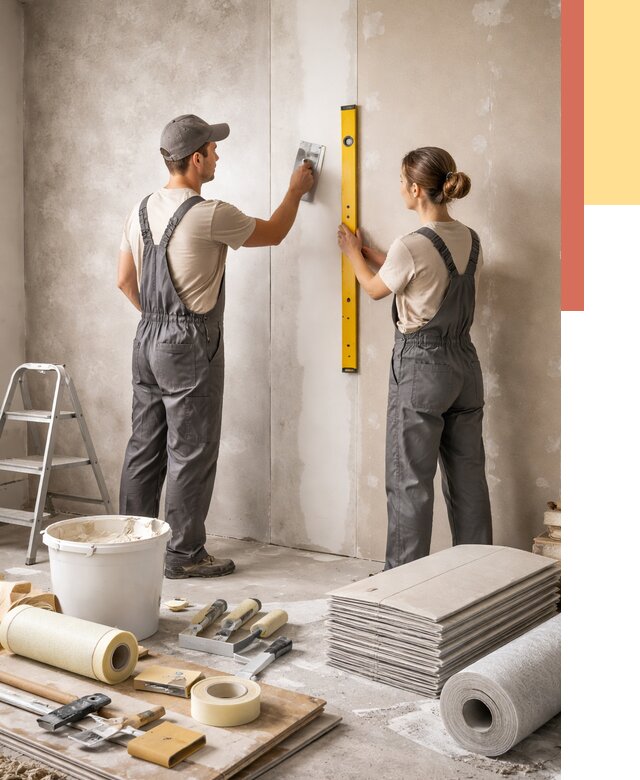 Отделка стен в Ирбите от 1649 руб/м² — недорого, быстро, под ключ | ОТДЕЛОЧНИК-Рбт