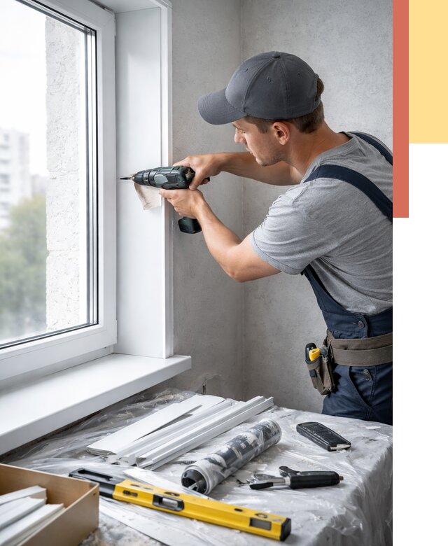 Установка пластиковых откосов в Ирбите от 2473 руб. | ОТДЕЛОЧНИК-Рбт монтаж, быстро и недорого