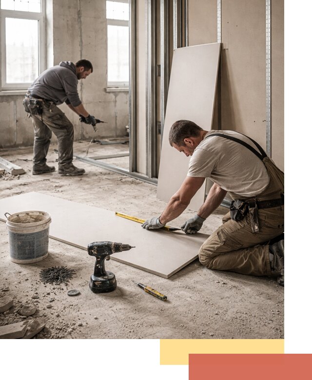 Кладка перегородок из ПГП под ключ в Ирбите