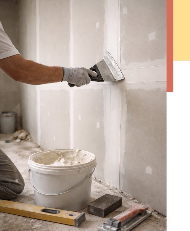 Шпаклевка перегородок из гипсокартона в Ирбите от 2748 руб. — услуги ОТДЕЛОЧНИК-Рбт