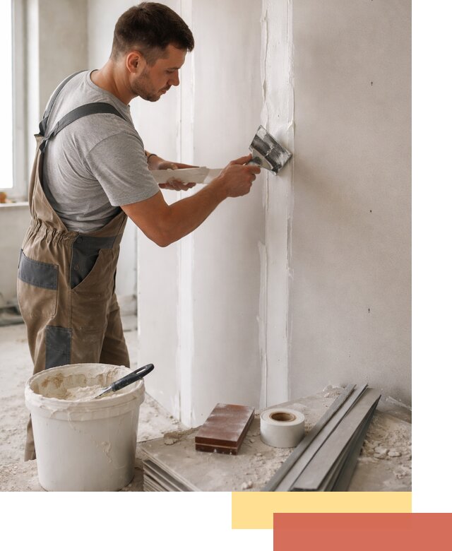 Шпаклевка перегородок из гипсокартона в Ирбите качественно и быстро