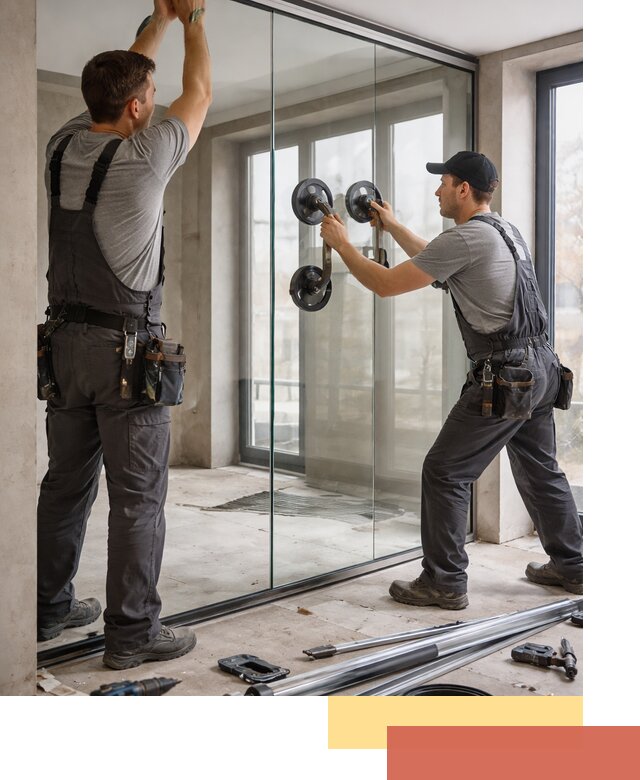 Цельностеклянные перегородки под ключ в Ирбите