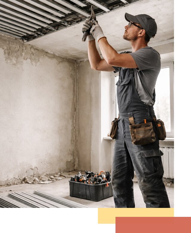 Демонтаж реечного потолка в Ирбите быстро и аккуратно