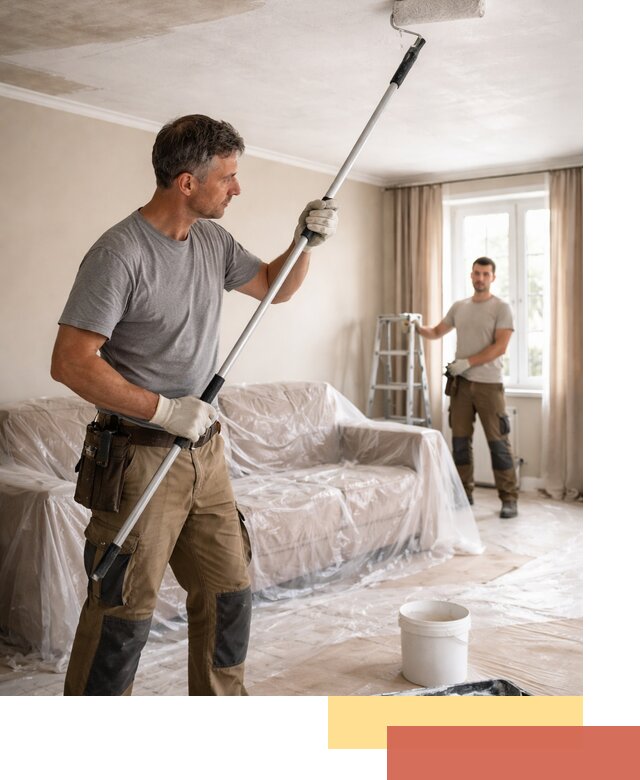 Грунтовка потолка в Ирбите — подготовка под покраску и отделку