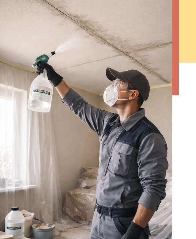 Антисептическая обработка потолка в Ирбите от 2748 руб. | ОТДЕЛОЧНИК-Рбт