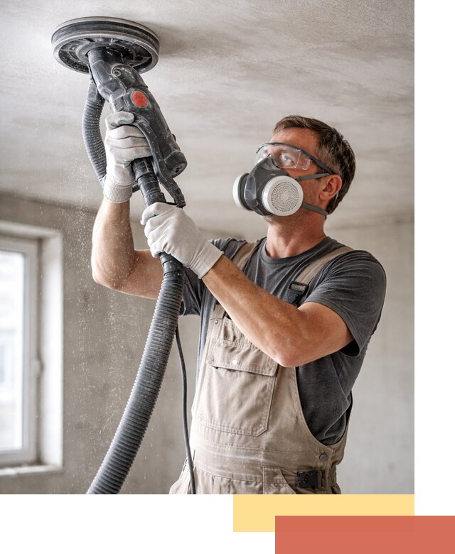 Шлифовка потолка в Ирбите — качественная подготовка под отделку