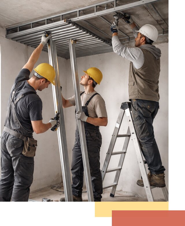 Монтаж реечного потолка под ключ в Ирбите