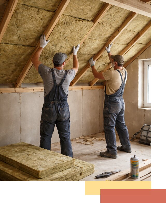 Утепление потолка минеральной ватой в Ирбите