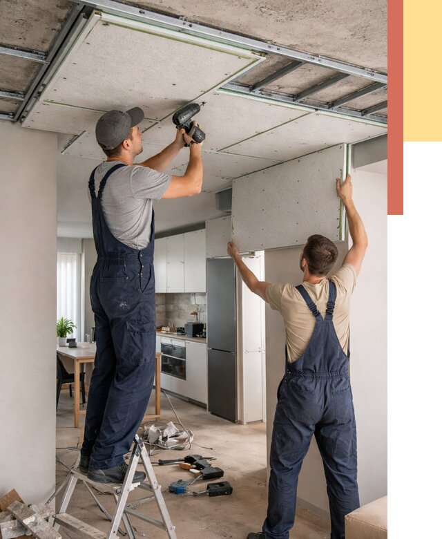 Шумоизоляция потолка панелями зипс в Ирбите от 2034 руб. под ключ | ОТДЕЛОЧНИК-Рбт